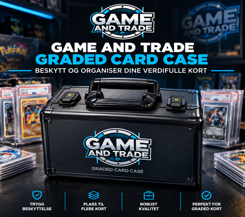 Game And Trade Graded Card Case - beskytt og organiser dine verdifulle kort