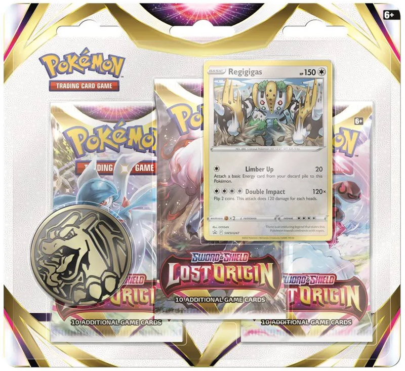 Pokémon Sword & Shield Lost Origin 3-Pack Blister Regigigas
