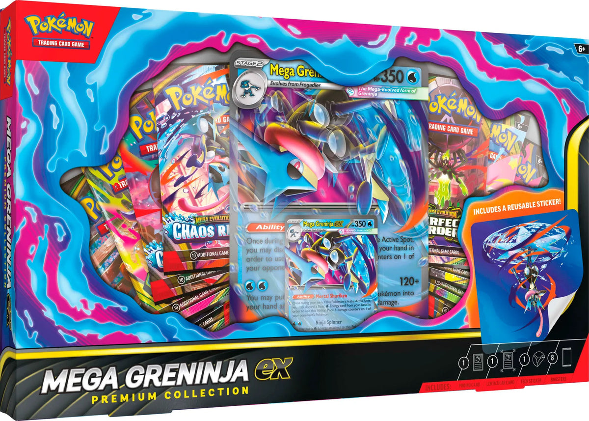 Pokemon Mega Greninja ex Premium Collection box