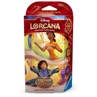 Disney Lorcana: Reign of Jafar (Set 8) – Single Player Deck Amber & Amethyst – Tiana & Bruno