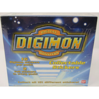 Digimon Collectable Stickers Series 1 Booster Box