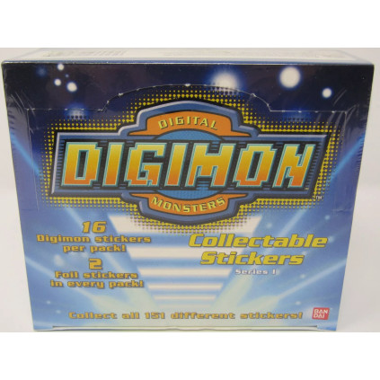 Digimon Collectable Stickers Series 1 Booster Box