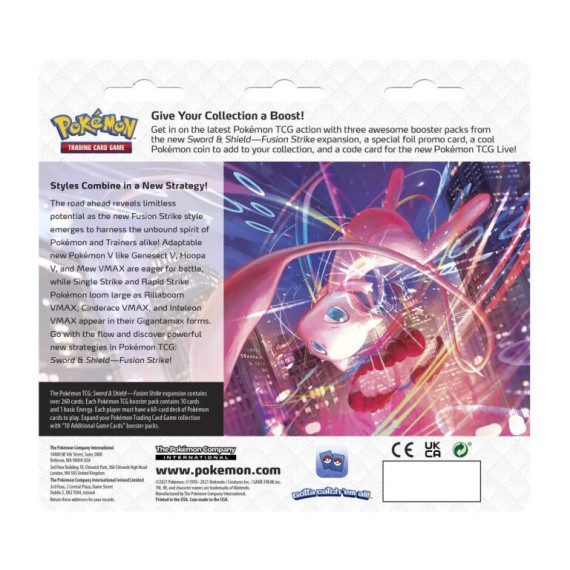Pokemon Sword & Shield Fusion Strike 3 Booster Blister Pack – Espeon