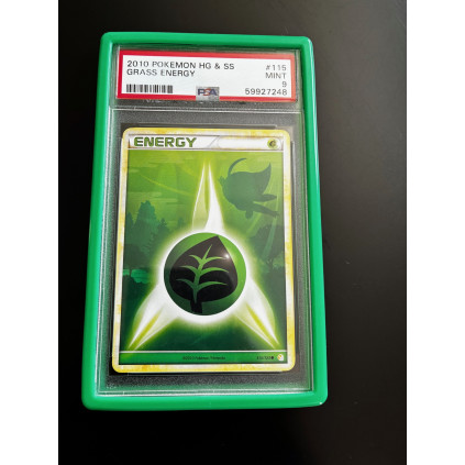 PSA 9 Mint Grass Energy Heartgold Collection 2010 kort gradert