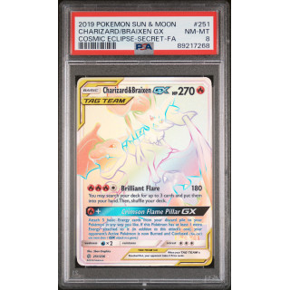 POKEMON SUN & MOON COSMIC ECLIPSE CHARIZARD/BRAIXEN GX
