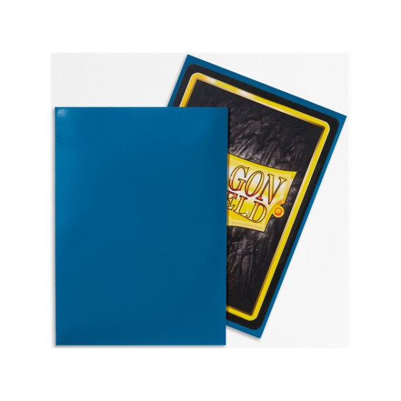 Sleeves Classic Blue x100 - 63x88 m/box Dragon Shield Kortbeskyttere m/deckbox