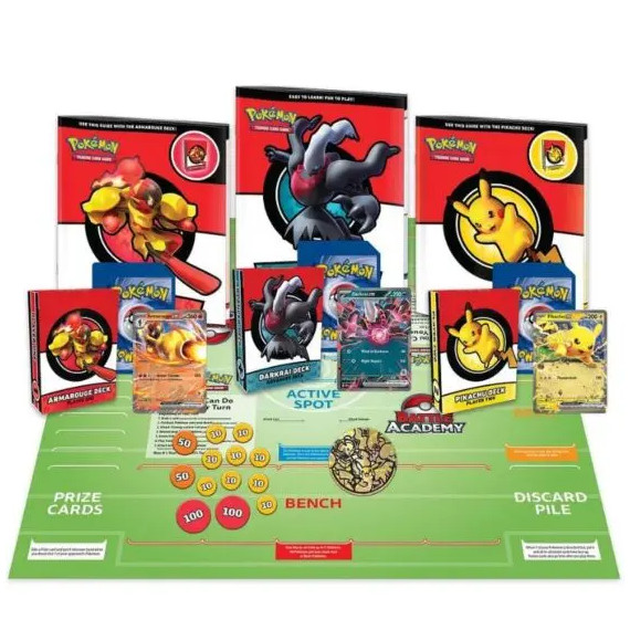 Pokemon TCG: Battle Academy 2024 spill med 180 kort