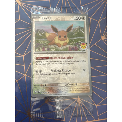 Eevee 074/131 Pokemon Day 2025 - Stamped Sealed Promo Card Prismatic Evolutions