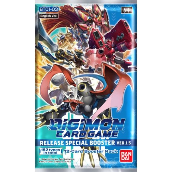 Digimon samlekortspill booster pack versjon 1.5 BT01-03