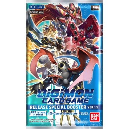 Digimon samlekortspill booster pack versjon 1.5 BT01-03