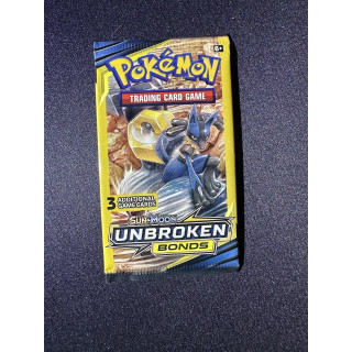 Pokemon TCG Unbroken Bonds 3 Card Pack 2019 Brand New Sealed Lucario Art