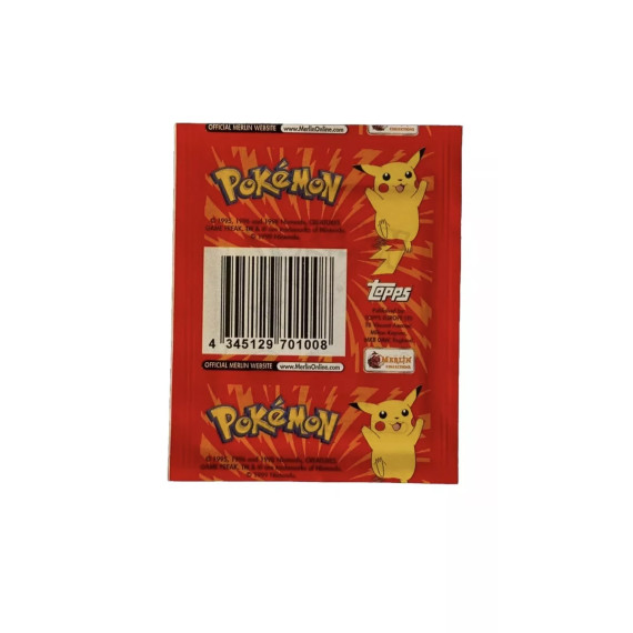 Pokemon Merlin Topps 1999 sticker