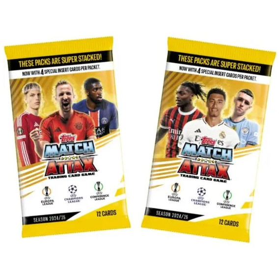 Topps Match Attax Champions League 24/25 booster - 12 fotballkort