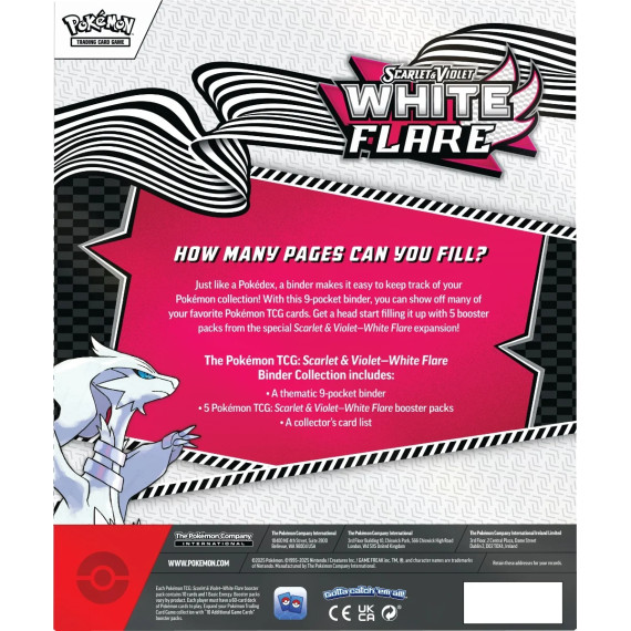 Pokemon SV10.5 White Flare Binder collection - Scarlet & Violet