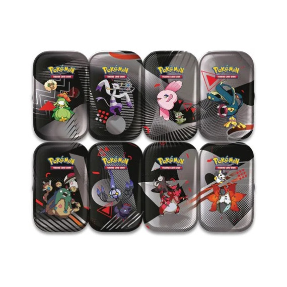 Pokemon SV10.5 Black Bolt White Flare Mini tin - Scarlet & Violet