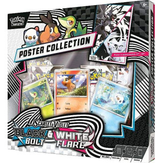 Black Bolt & White Flare Unova Poster Collection