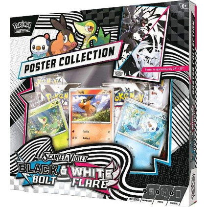 Black Bolt & White Flare Unova Poster Collection