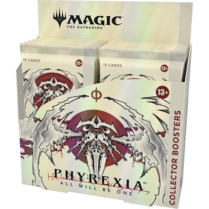 Magic The Gathering Phyrexia: All Will Be One Collector Booster Box | 12 Packs (180 Magic Cards)