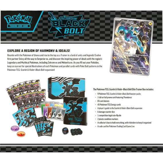 Pokemon SV10.5 Black Bolt Elite trainer box - Scarlet & Violet