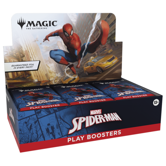 Spider-Man Play Booster Display Boks
