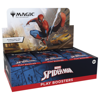 Spider-Man Play Booster Display Boks