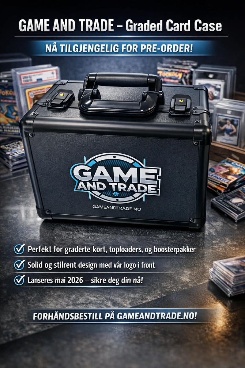 Game And Trade Graded Card Case - beskytt og organiser dine verdifulle kort