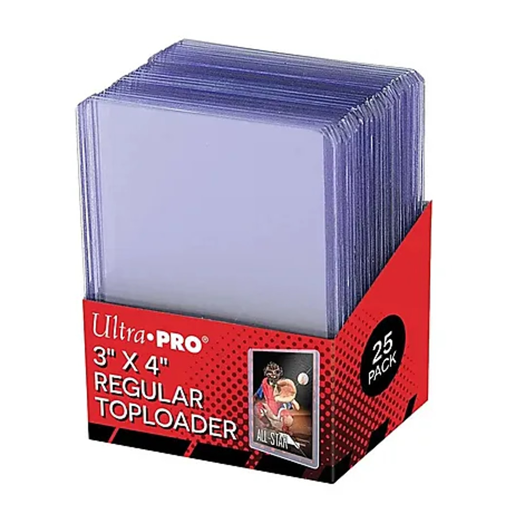 Ultra Pro 3x4 Regular Toploader 25-pack